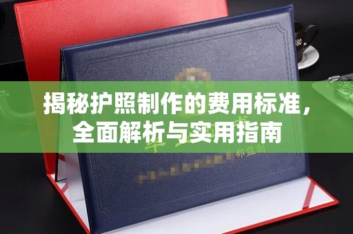 巴东揭秘护照制作的费用标准，全面解析与实用指南