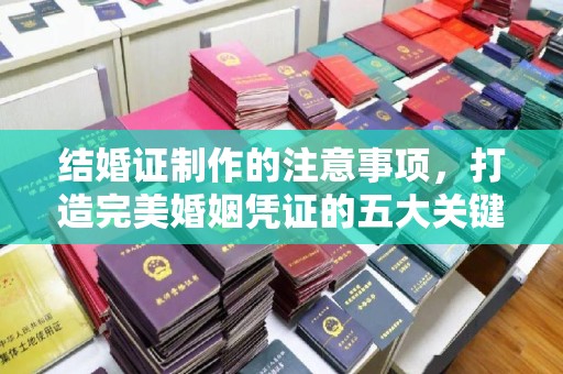 巴东结婚证制作的注意事项，打造完美婚姻凭证的五大关键点