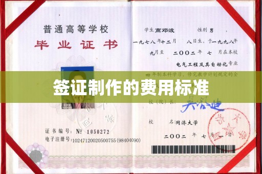 巴东签证制作的费用标准